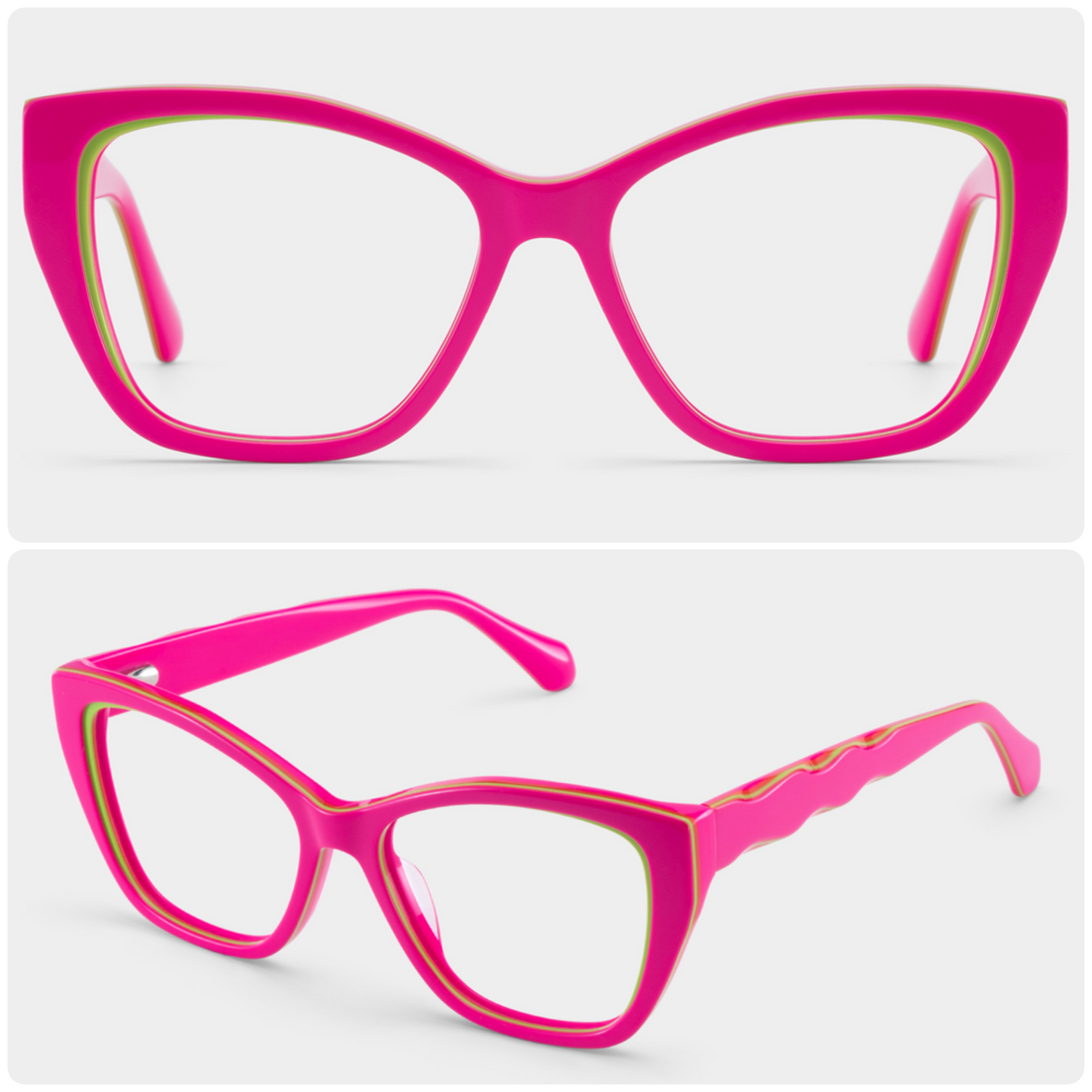 Kelly Eyewear Hot Pink Butterfly