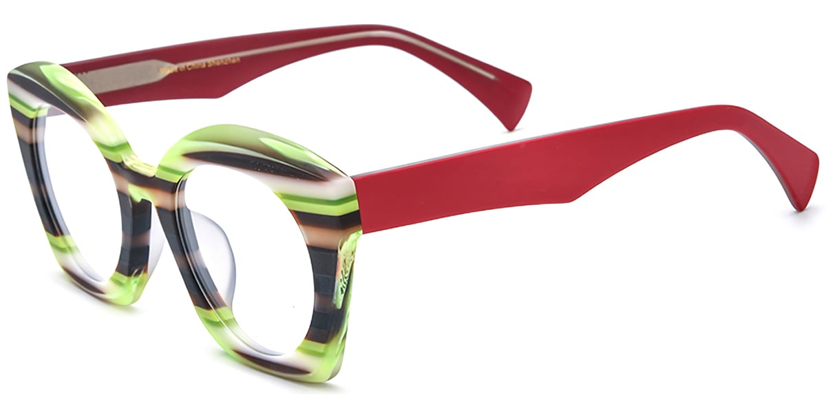 KellyEyewear Brown and Green Women