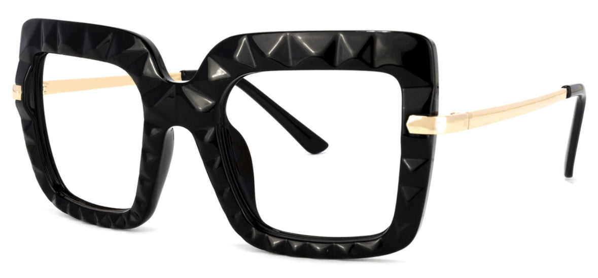 Kelly Eyewear Black square plastics frames