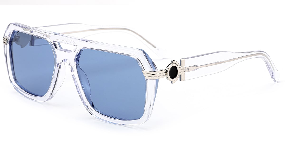 Translucent White Blue a Polarized