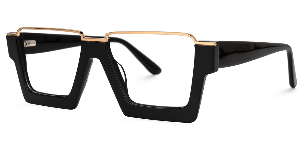 Kelly Eyewear Black and Gold