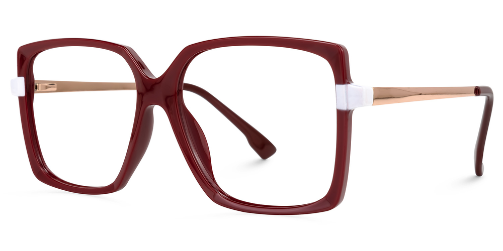 Ruby Red Square Kelly Eyewear