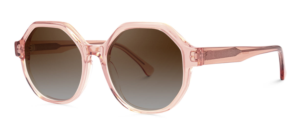 Champagne Geometric Acetate Sunglasses