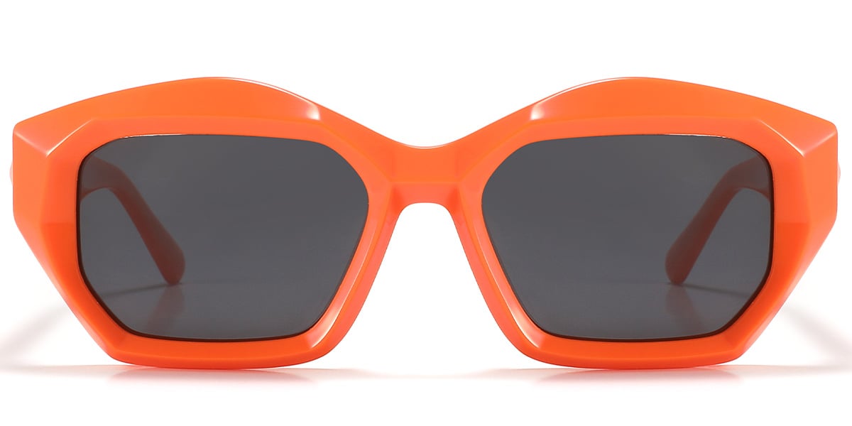 Orange Dark Grey Polarized Sunglasses