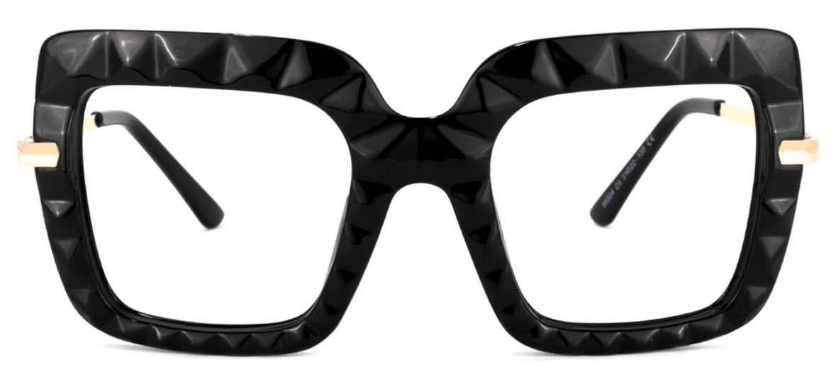 Kelly Eyewear Black square plastics frames