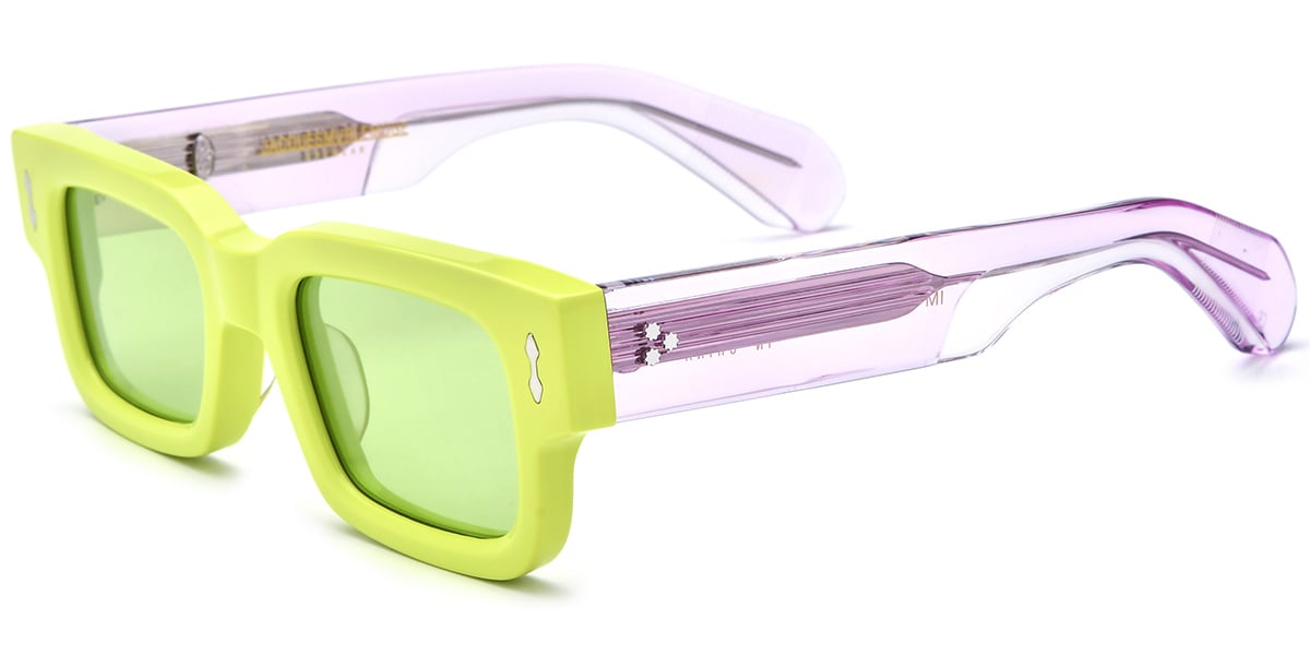 Acetate Rectangle Sunglasses
