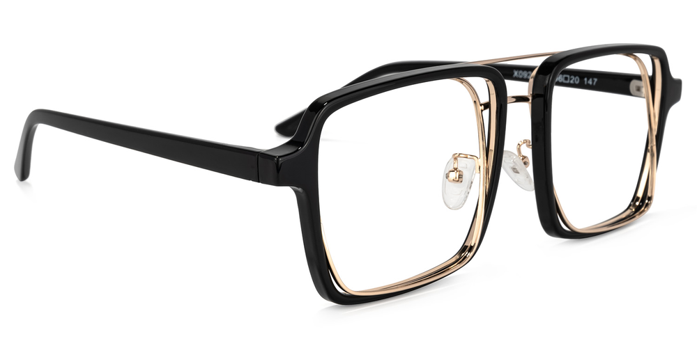 Kelly Eyewear Black Aviator