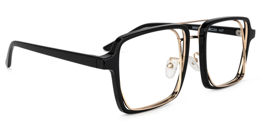 Kelly Eyewear Black Aviator