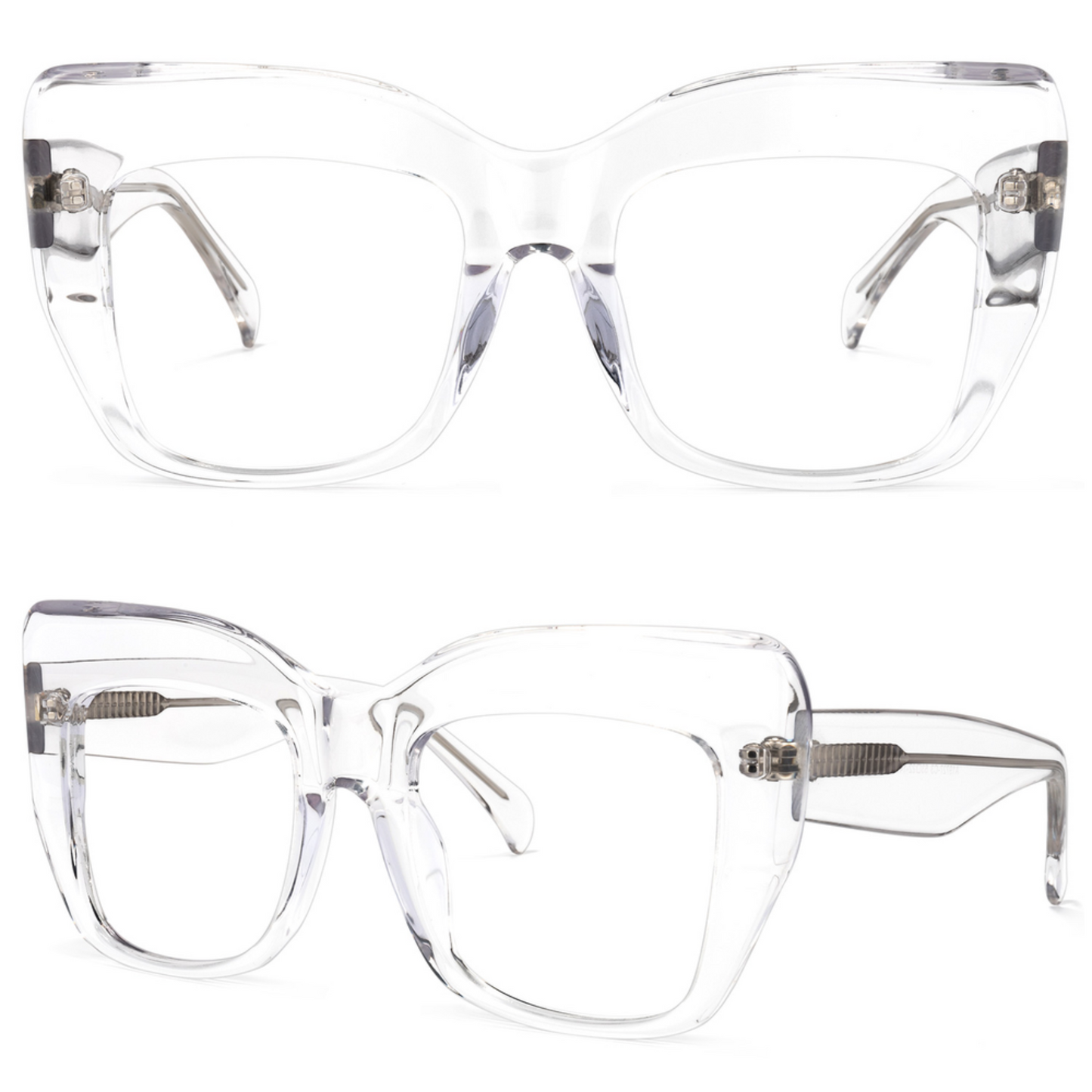 Kelly Eyewear Clear Oversized