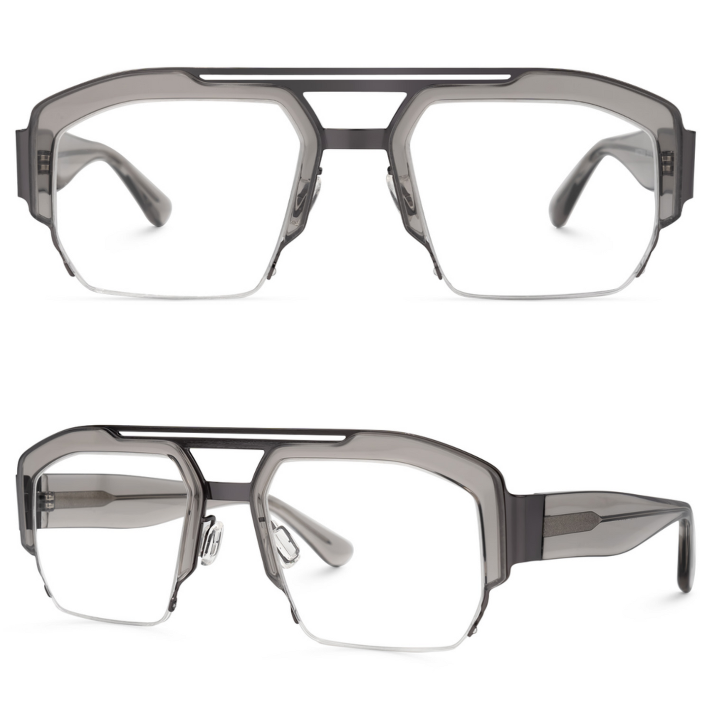 Kelly Eyewear Aviator Grey Men
