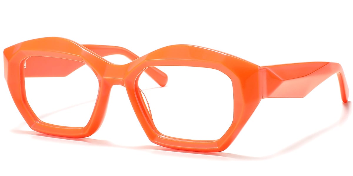 Kelly Eyewear Women Orange Geometry