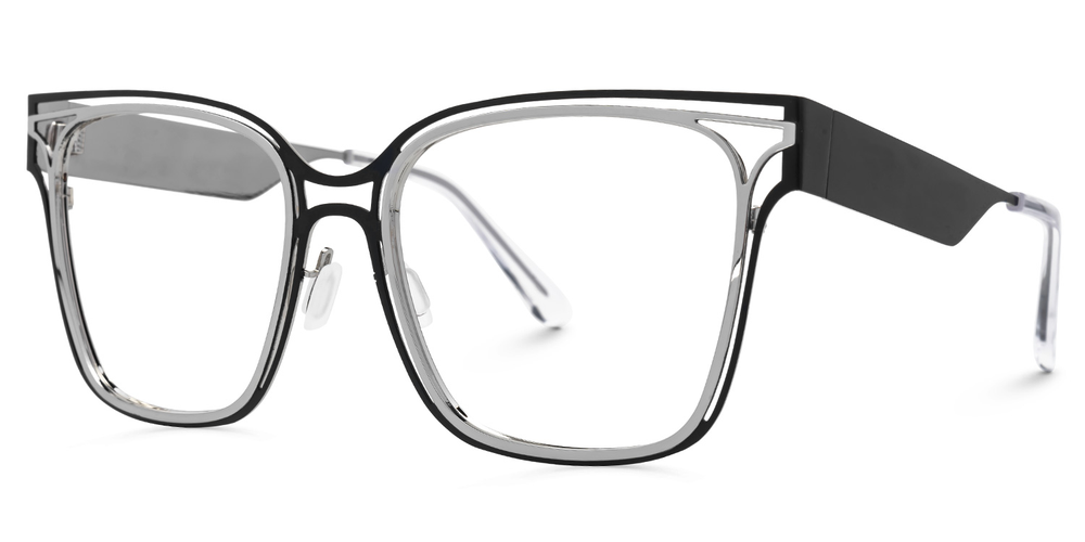Kelly Eyewear Square Silver