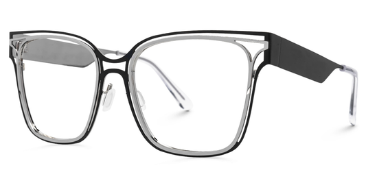 Kelly Eyewear Square Silver