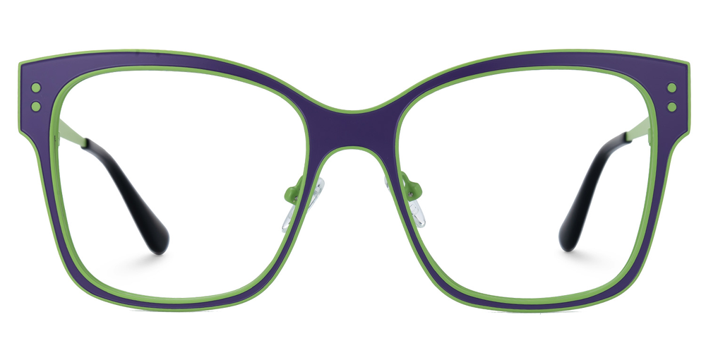 Kelly Eyewear Purple with Green Lining