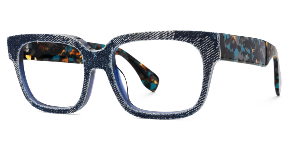 Kelly Eyewear Rectangle Gray acetate