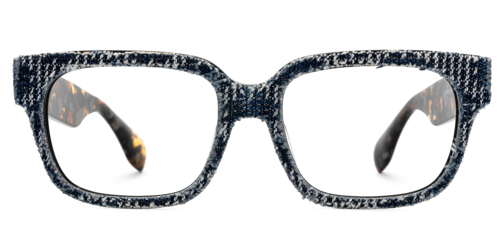 Kelly Eyewear Rectangle Blue acetate Glasses
