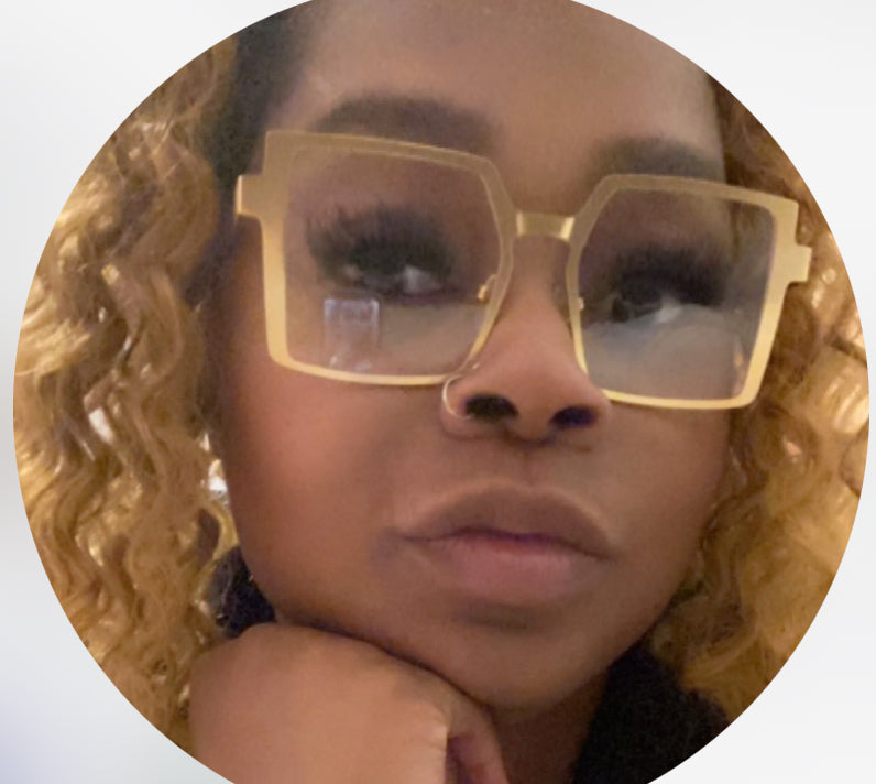 Kelly Eyewear Gold Square Metal Frames