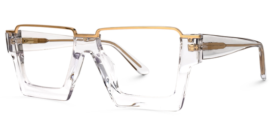 Kelly Eyewear Gold And Clear