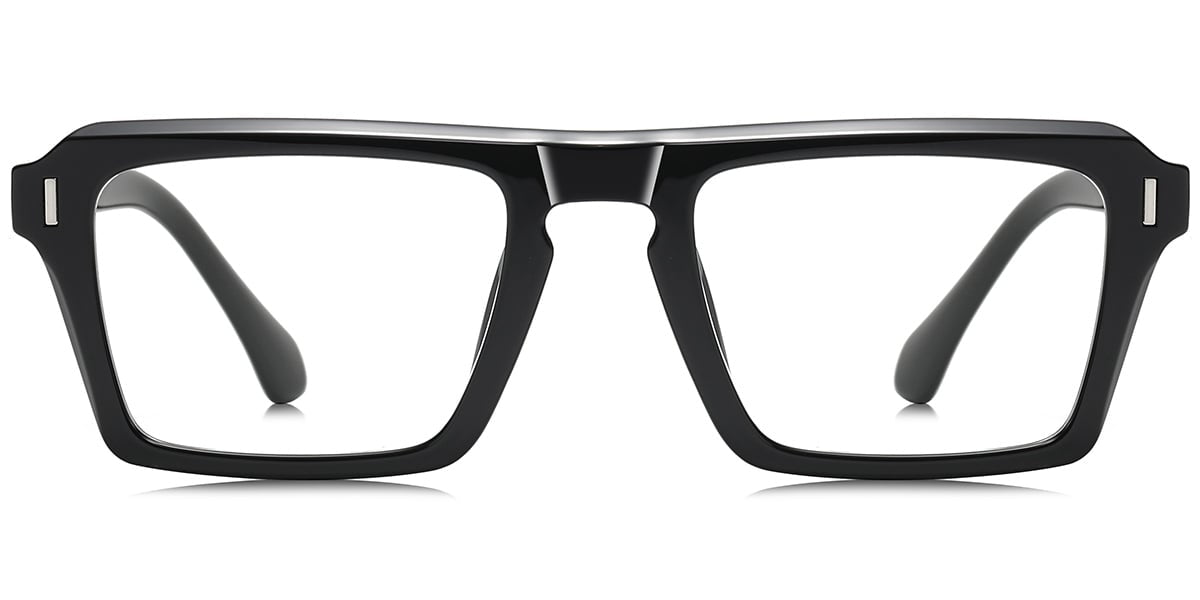 KellyEyewear Black Rectangle  men