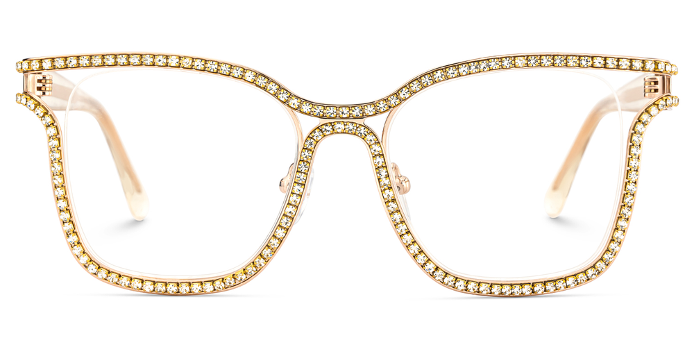 Kelly Eyewear Gold Bling