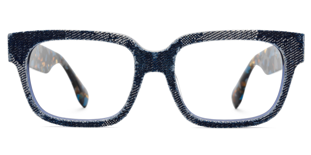 Kelly Eyewear Rectangle Gray acetate