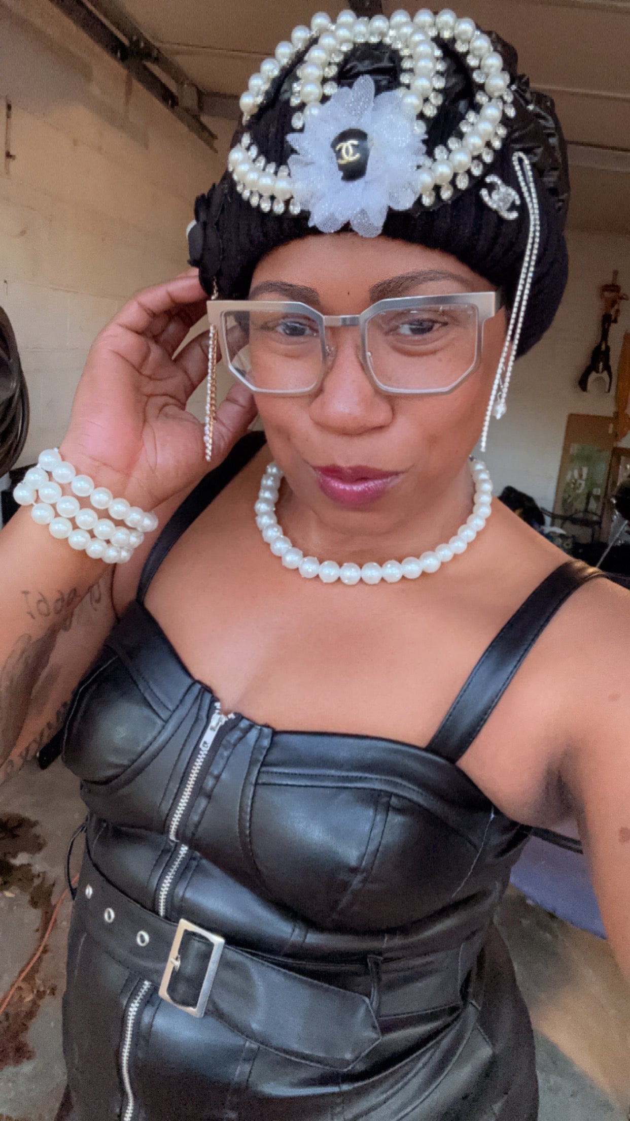 Kelly Eyewear Silver Rectangle Metal Frames