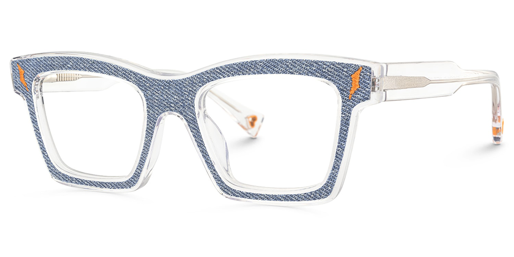 KellyEyewear Clear and Demin