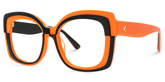 Kelly Eyewear Orange And Black Multiple Colors
