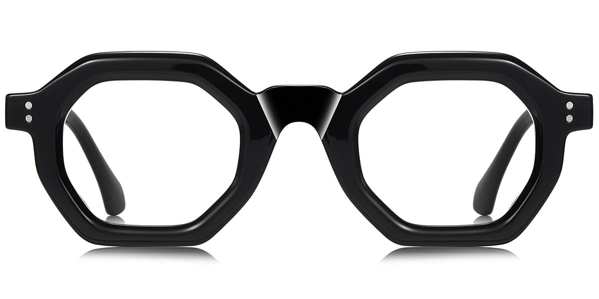 KellyEyewear Black geometric  oval