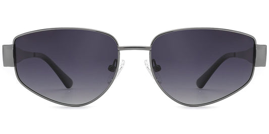 Acetate Geometric Sunglasses