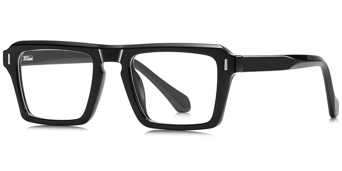 KellyEyewear Black Rectangle  men