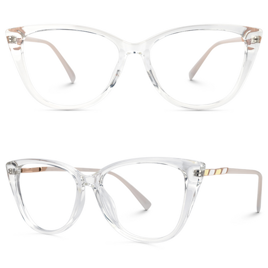 Kelly Eyewear Clear Cat Eye