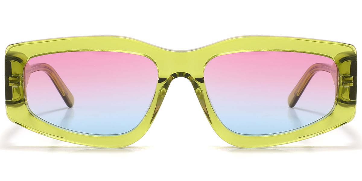Acetate Rectangle Sunglasses
