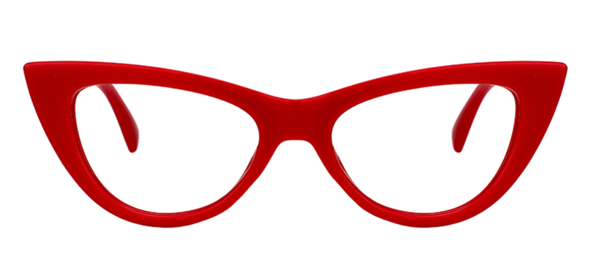 Kelly Eyewear Red Cateye