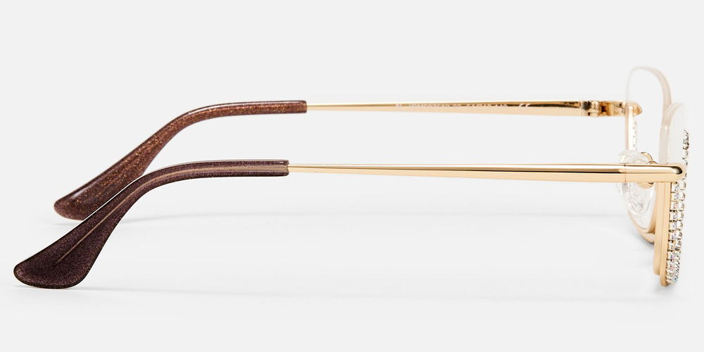 Kelly Eyewear Gold Bling Half Frame