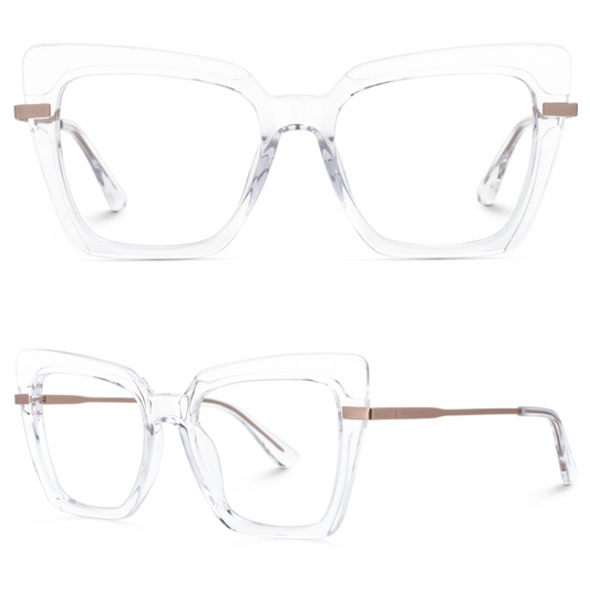 Kelly Eyewear Clear Cat-Eye