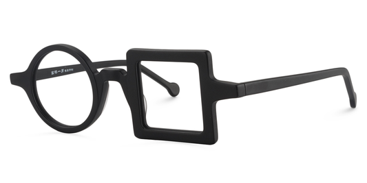 Kelly Eyewear Black Geometry