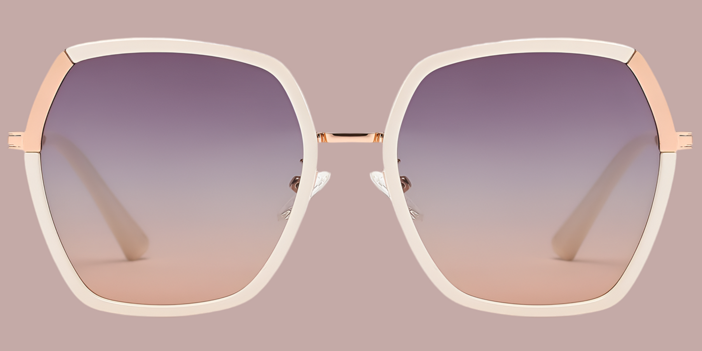 Beige women sunglasses