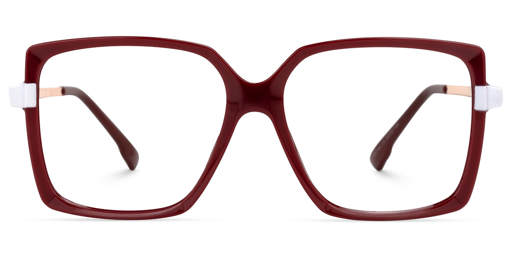 Ruby Red Square Kelly Eyewear