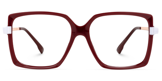 Ruby Red Square Kelly Eyewear