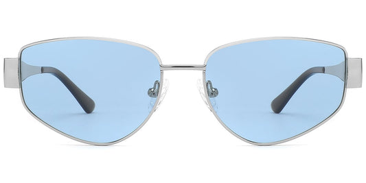 Acetate Geometric Sunglasses