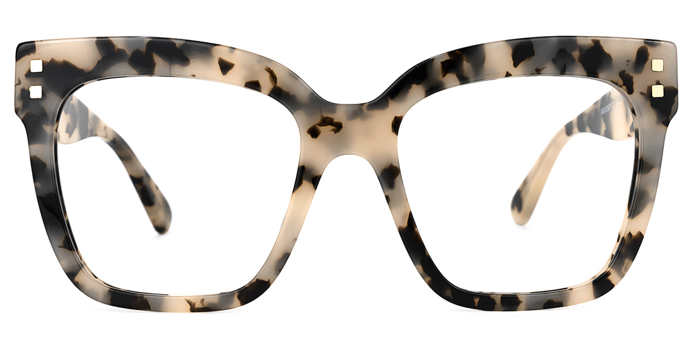 Kelly Eyewear Square Brown-Tortoise acetate Glasses