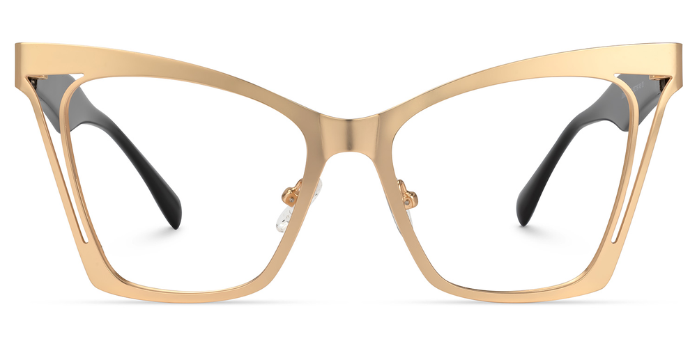 Kelly Eyewear Gold Cat Eye