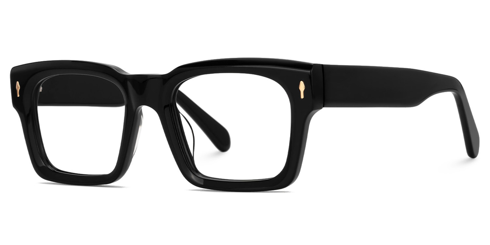 Kelly Eyewear Black Square Men