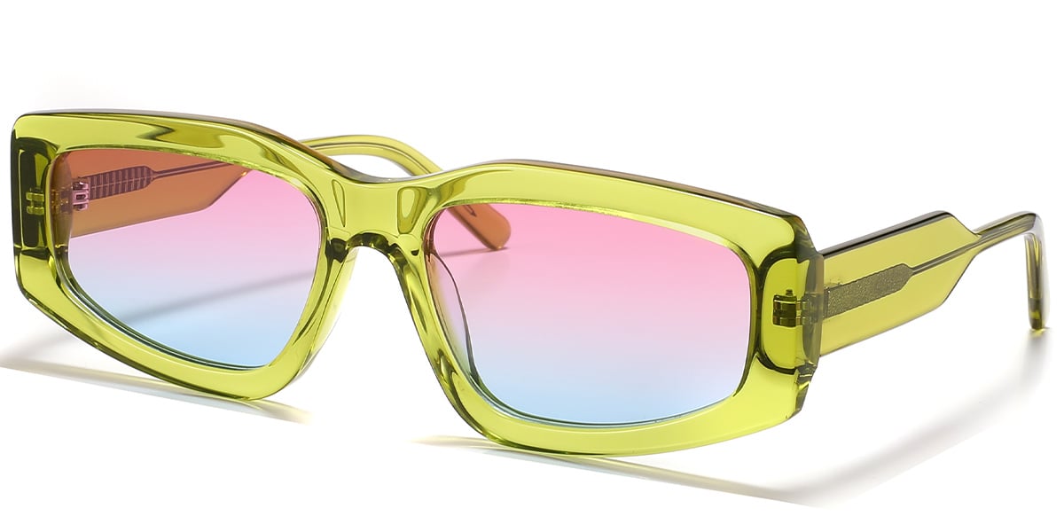 Acetate Rectangle Sunglasses