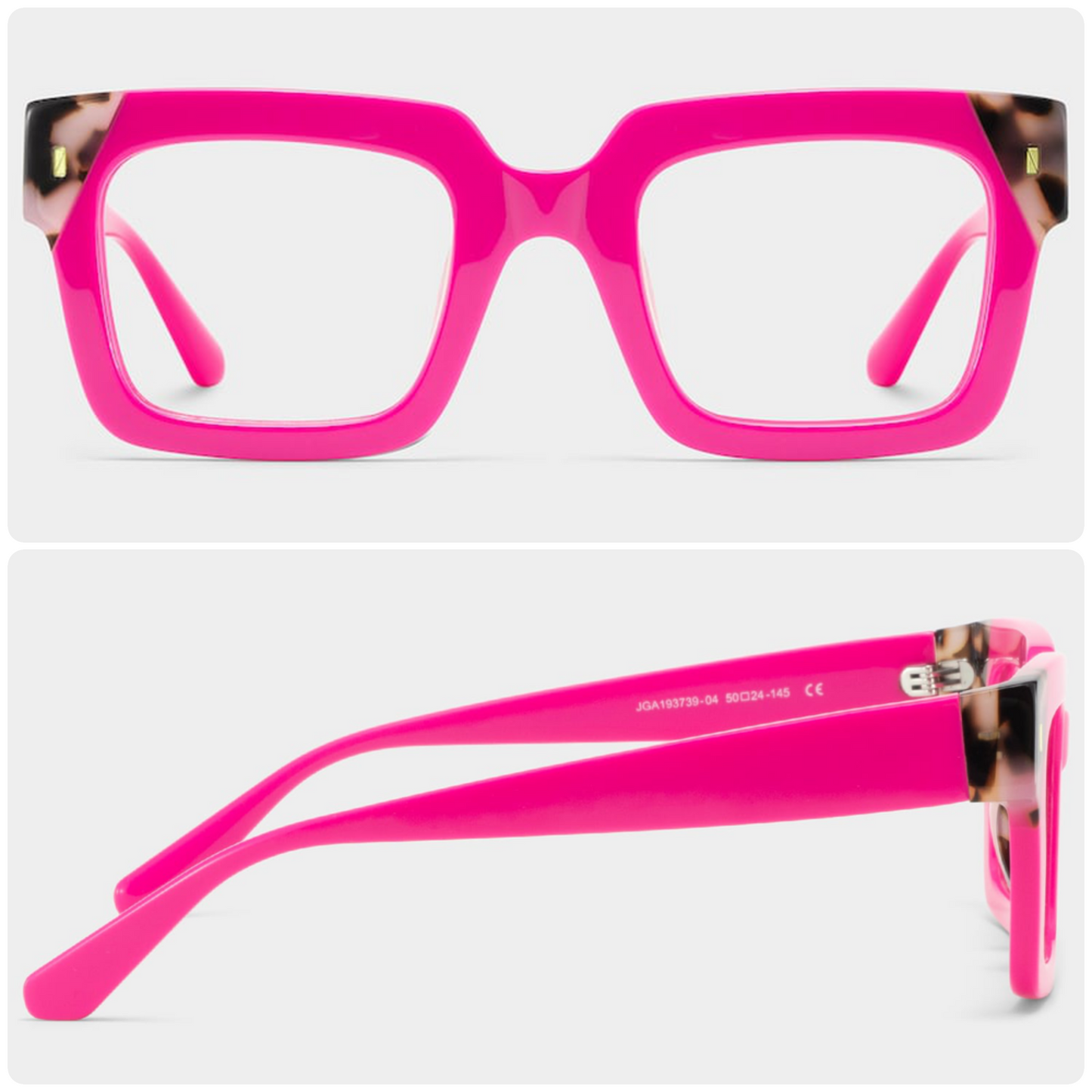 Kelly Eyewear Pink and Tortoiseshell