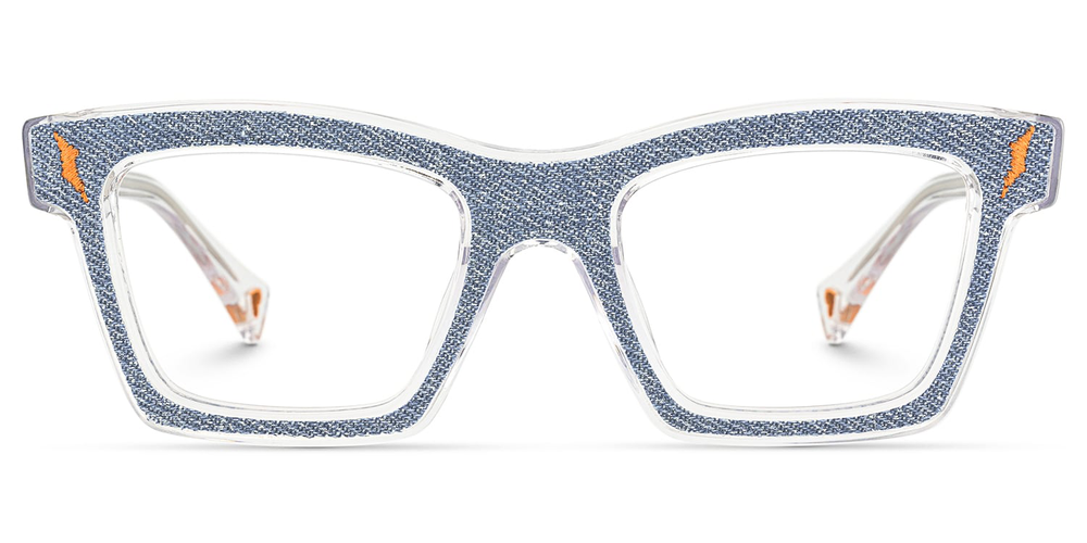 KellyEyewear Clear and Demin