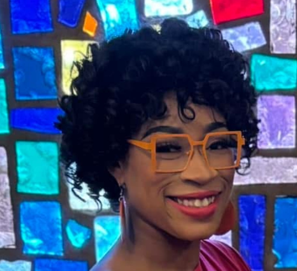 Kelly Eyewear Orange Square Metal Frames