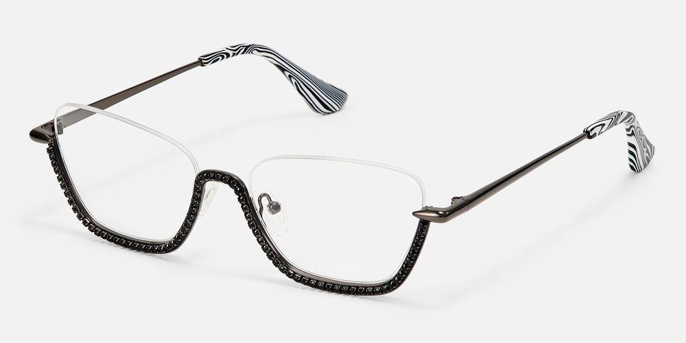 Kelly Eyewear Half Black Frame