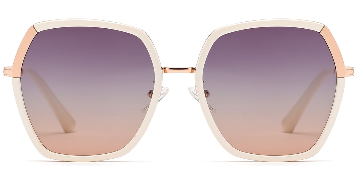 Beige women sunglasses